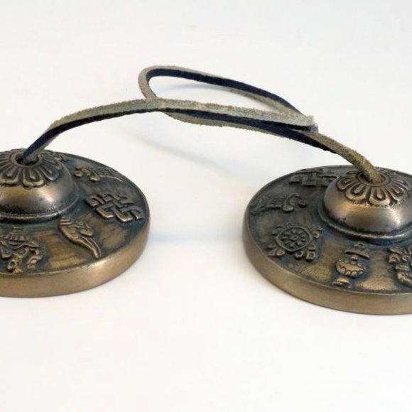 Tibetan Tingshas Chimes (listen to video) - Picture 1 of 5